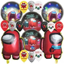 Us Among PARTY SUPPLIES BIRTHDAY DECORATION BALLOON BANNER TABLE cupcake topper