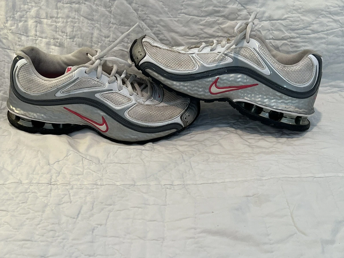 Nike Reax Run 5 Women s Size 8 Running Shoes Sneakers White Gray 407987 116