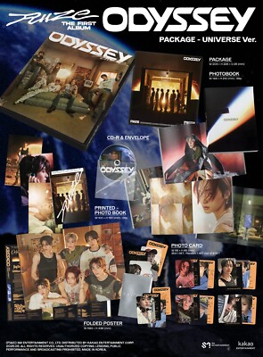 K-POP RIIZE 1st Album ODYSSEY PACKAGE 2Ver SET CD+88p Book+2p P