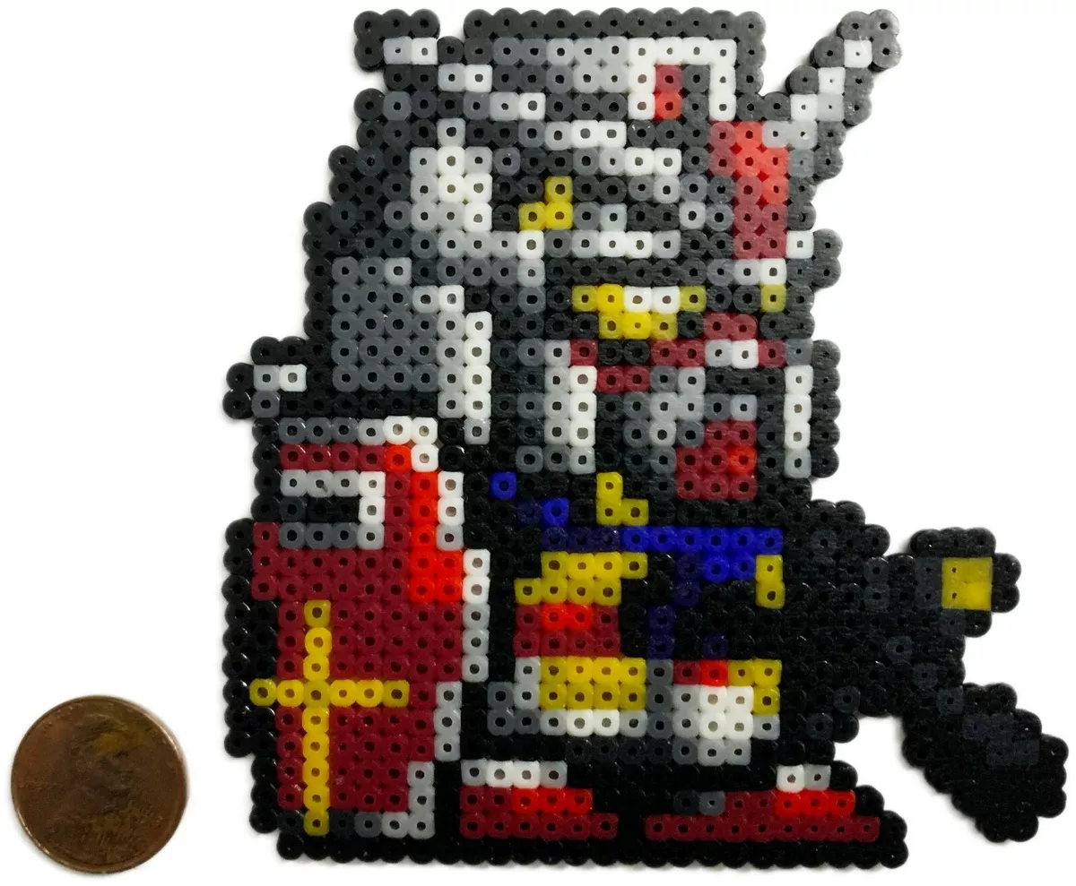 Super Sonic Sega the Hedgehog Mini Bead Sprite Perler Artkal Pixel Art  Retro