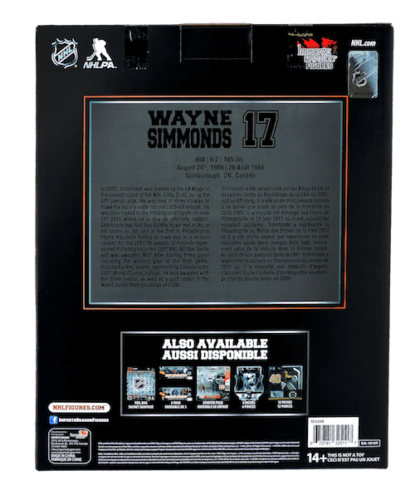 Figurine de hockey PSA Wayne Simmonds Philadelphia Flyers 12 pouces LNH 2018-19 NEUVE scellée - Photo 3 sur 9