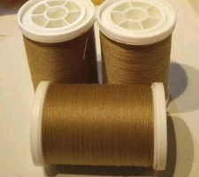 Coats & Clark XP Polyester Sewing Thread 4 spools 250- yd ea BROWN SUGAR 
