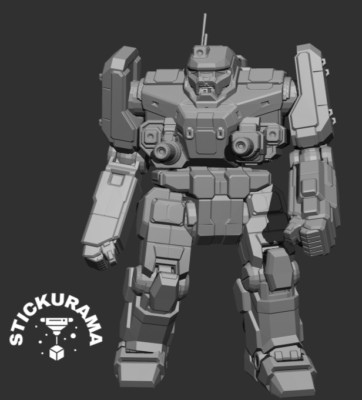 BNC-3M ''Banshee'' - Alternate Battletech Mechwarrior Miniatures Sci Fi Robot