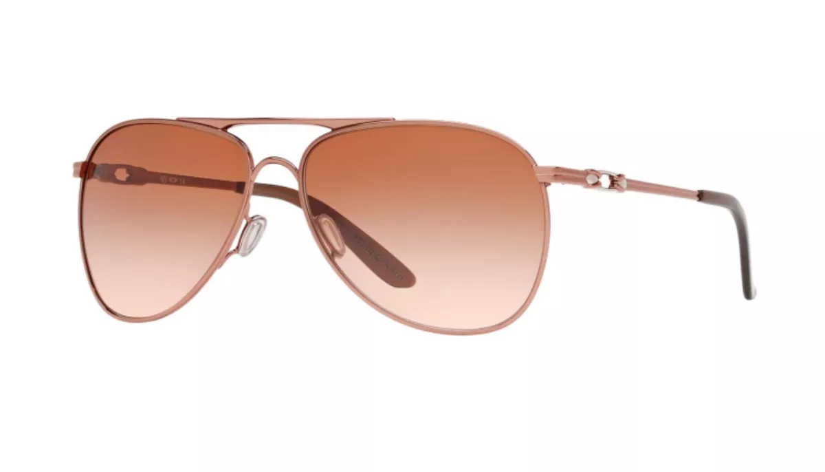 New OAKLEY DAISY CHAIN OO4062 01 60mm Rose Gold Aviator Sunglasses