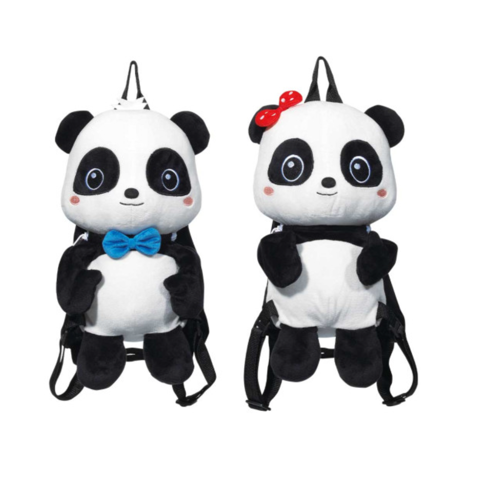 BabyBus Panda's Kiki Miumiu Backpack Kids Bag Arm-Shaking Moving
