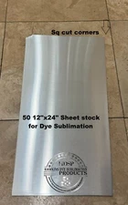 30 Pieces ALUMINUM Sublimation sheet stock **Silver** 12"x24" (Free Shipping)