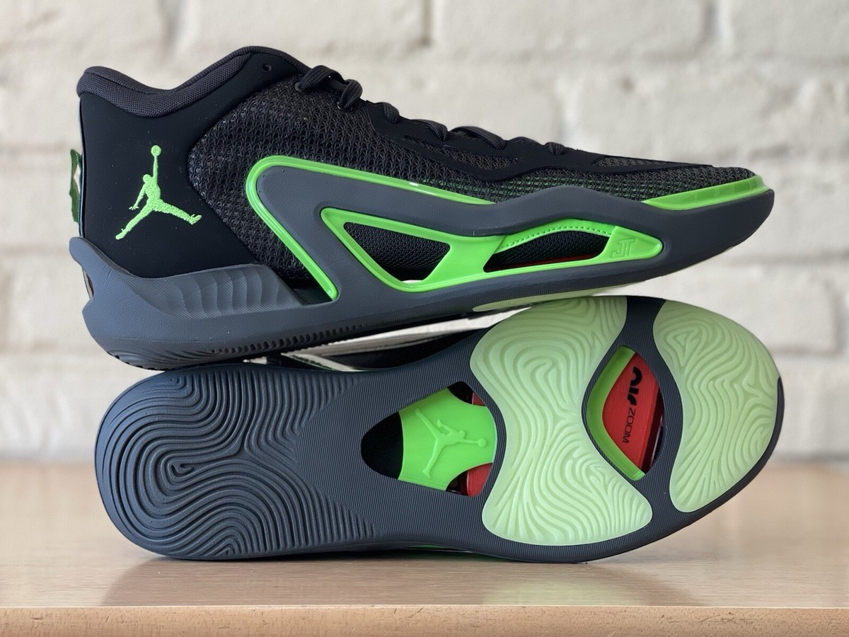 Nike Air Jordan Tatum 1 Green Strike Black Basketball DZ3324