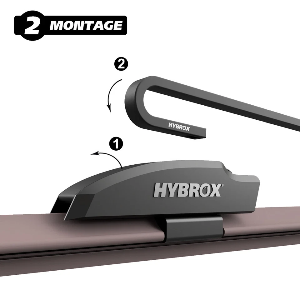 Tergicristallo HYBROX FRONT per Toyota - Auris (2012-2018) - Immagine 3 di 4