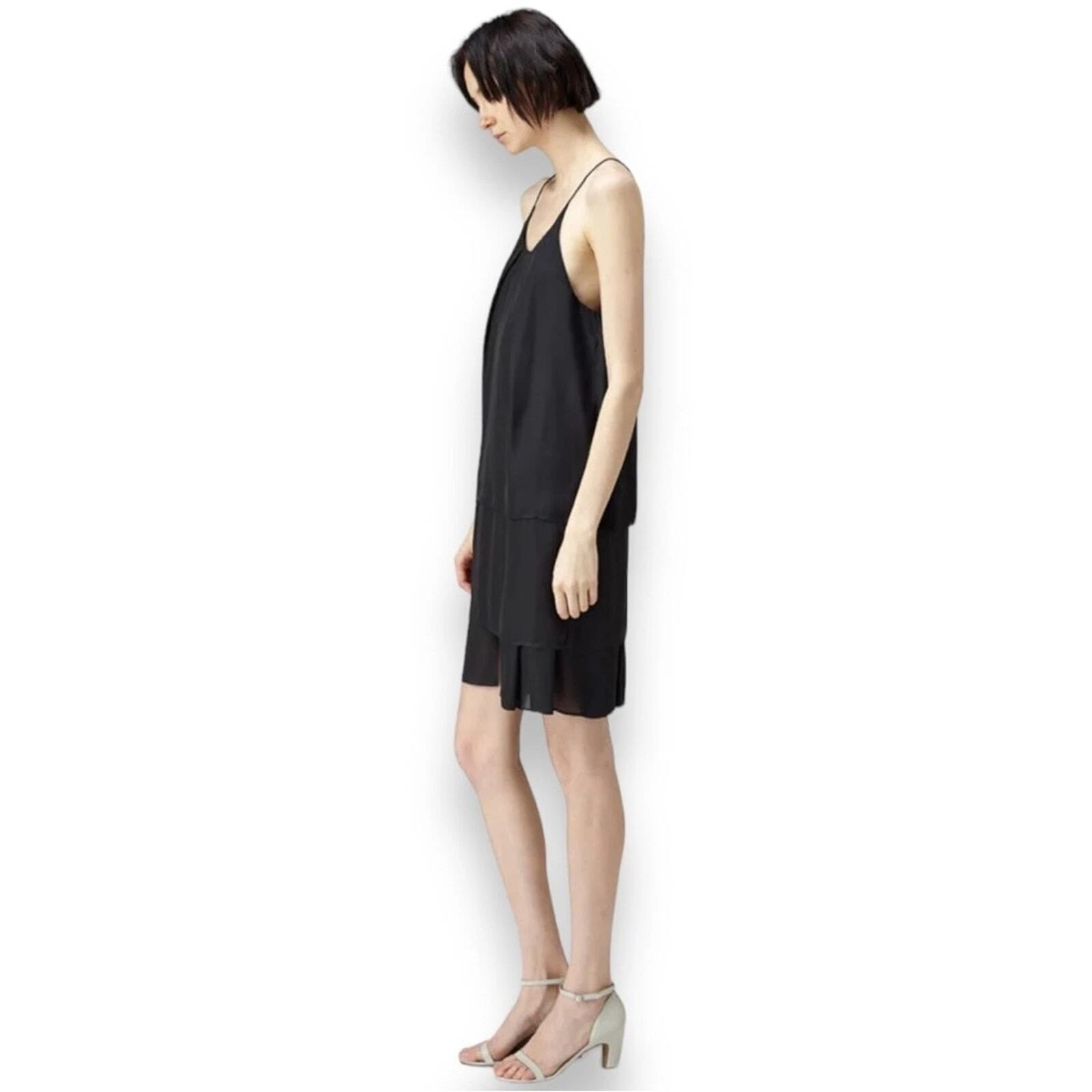 ACNE STUDIOS Abito con nastro Acne Satya nero ottime condizioni 34 xs