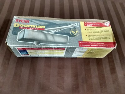 Ryobi Doorman Model DM104ULS Hydraulic Door Closer Silver Professional NEW