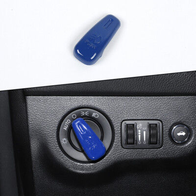 Blue Headlight Switch Cover Trim For Dodge Charger 10+/Challenger 15+/Durango 11