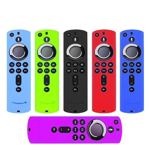 Silicone Remote Case Cover for 2021 Amazon Fire TV Stick 2nd Gen Alexa Remote