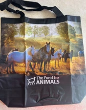 Horse Themed Reusable Carry All/Shopping Bag NWOT