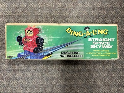 + Vintage 1971 Topper Toys Ding A Ling Straight Space Skyway Sealed Box