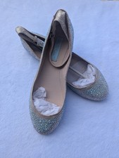 Brand new Betsey Johnson Joy Rhinestone Ballet Flats Size 7 Without Box