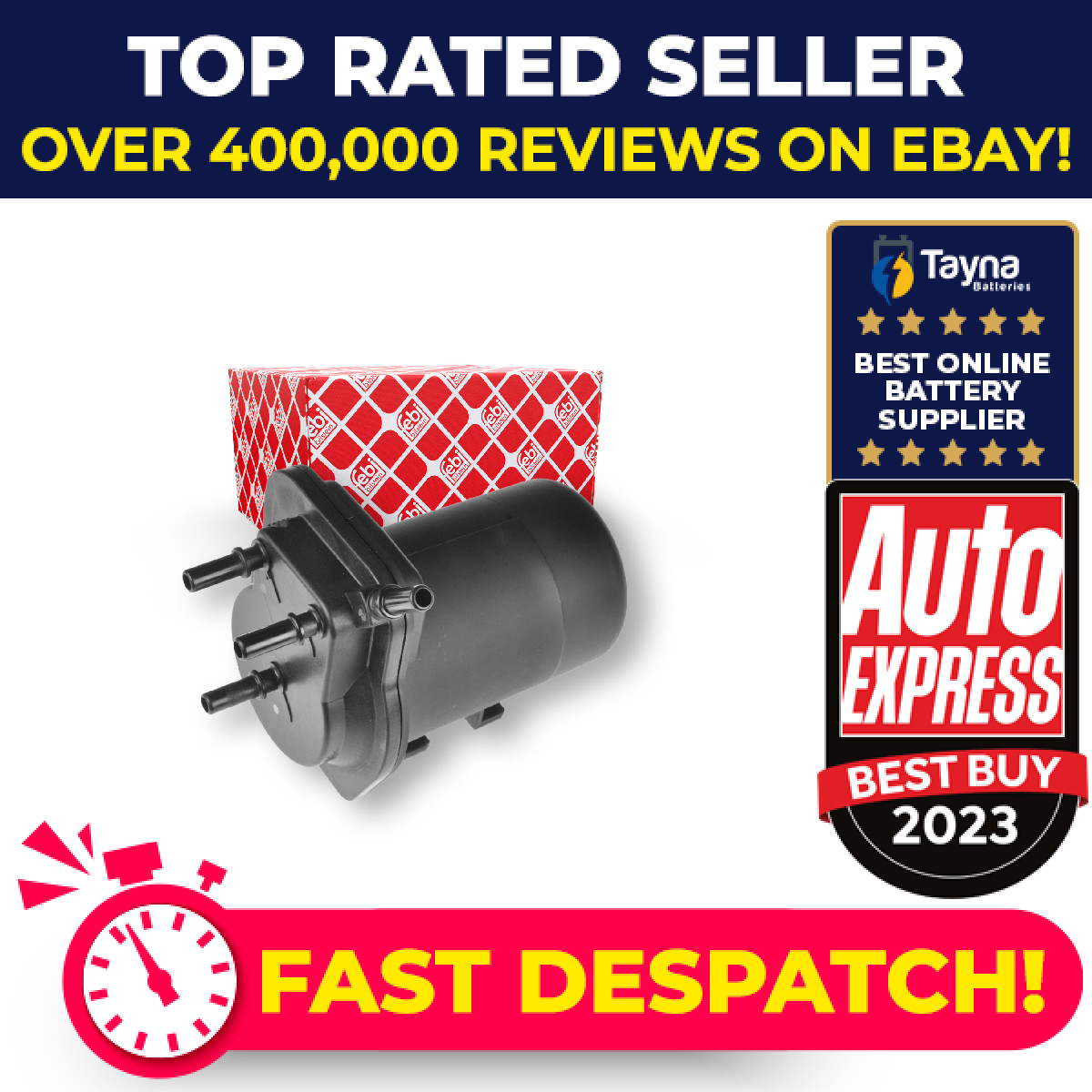 Fuel Filter fits NISSAN NV200 M20 1.5D 2010 on 16400AY60A 16400AY61A 16400BC40A