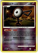 Unown [F] Reverse Holo Great Encounters 56/106 2008 on eBay
