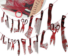 12 Pack Trunk or Treat Banner for Halloween Indoor Outdoor Decor Set Kit