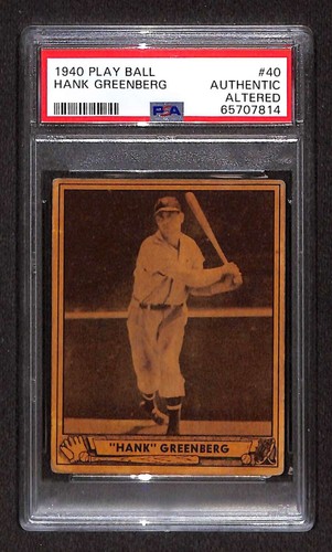 1940 Hank Greenberg #40