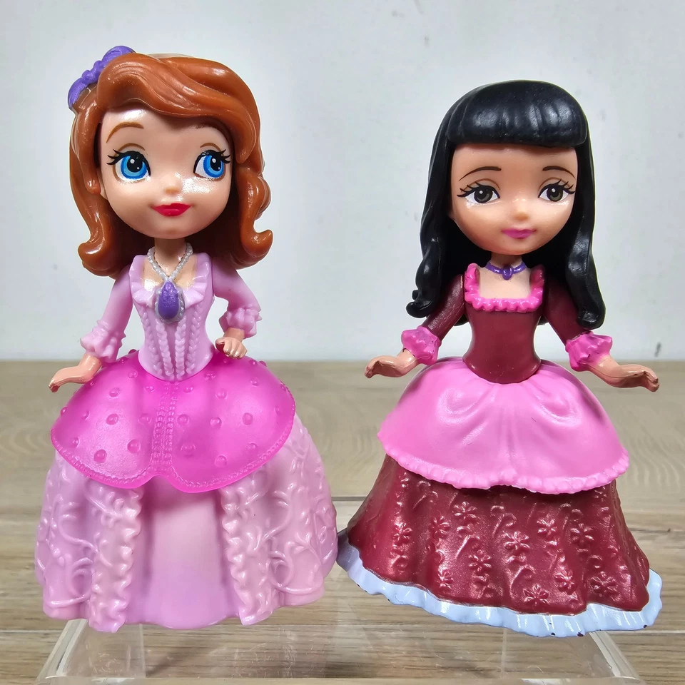 Mattel Disney Jr Sofia the First Mini Doll Princess Sofia and Vivian Figures 3" - Image 2 of 4