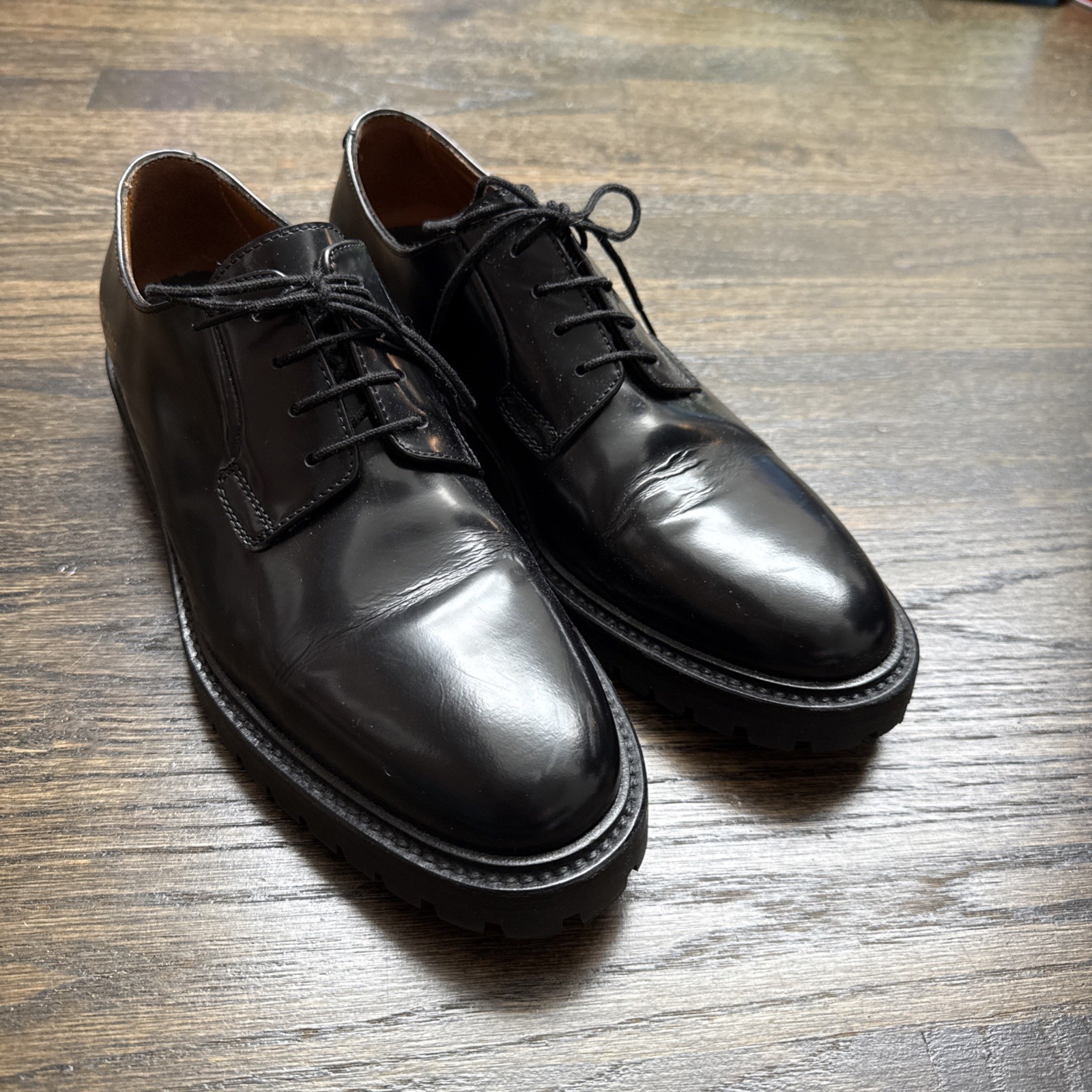 SAOLA Common Projects Derby in pelle nera US 6 EU 39