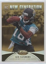 2013 Certified New Generation Mirror Gold 22/25 Ace Sanders #203 g1z