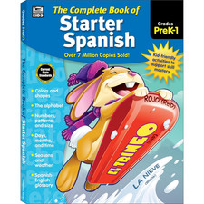 The Complete Book of Starter Spanish Workbook, Alphabet, Numbers, Colors, Shapes