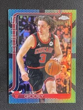 Josh Giddey 2025-26 Topps Chrome Aqua Basketball Refractor Base /199 #48