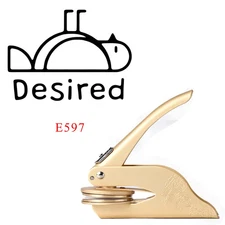 Embosser Stamp Custom Design Personalized Handheld Envelope Seals