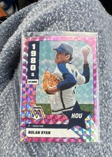 2022 Panini Mosaic - 1980's Stars Nolan Ryan #290 Pink Camo Mosaic Prizm
