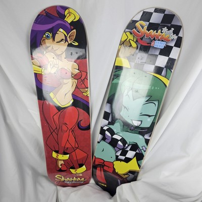 Shantae: Half-Genie Hero And Original Skateboard Deck Lot Brand New