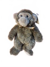Vintage Russ Berrie Jimby Monkey Plush 10 Heartcraft Tag