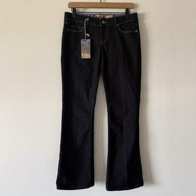 Y2K Paige Laurel Canyon Low Waist Jeans Women Size 28 Bootcut USA MADE Boho NWT
