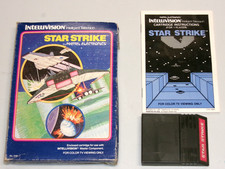 Vintage 1981 Intellivision STAR STRIKE Mattel Electronics Game Complete Manual