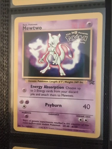 Pokemon TCG WoTC Promo Mewtwo Pokemon The First Movie NM