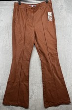 Urban Outfitters Faux Leather Pants Brown Flare 29” Women’s Size 4 NWT