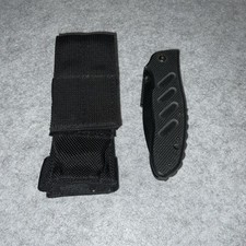 Mail-Tac Knives MTF-2 Fox Knives N690Co Italy Black Pocket Knife Mint