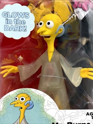 NECA Simpsons Mr. Burns Figure GITD Glow in The Dark 25th