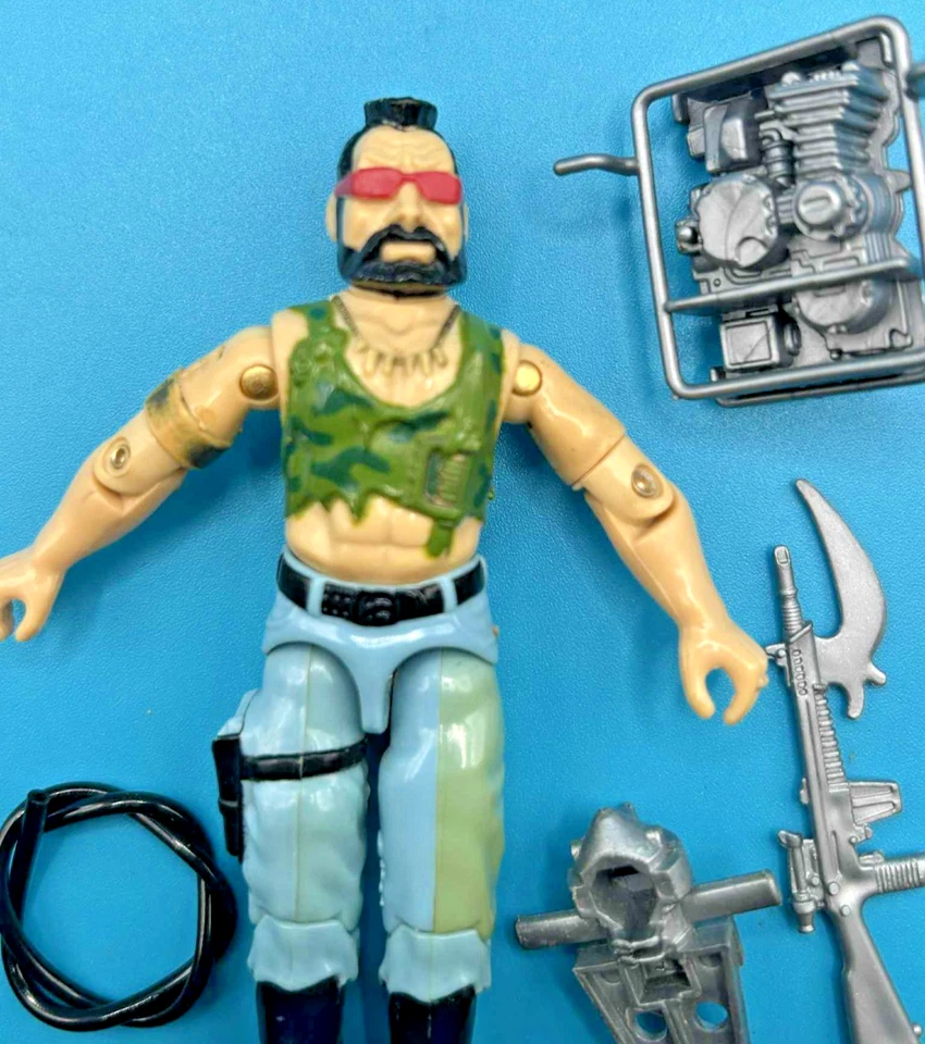 GI Joe Action ARAH Ripper Dreadnok 1985 ¡100 % completo! Figura vintage Foto 4 de 4