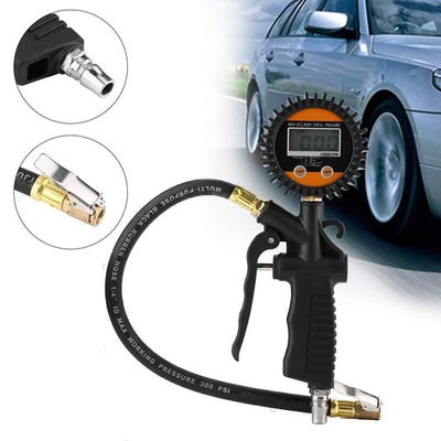 #ad Car Truck Digital Tire Inflator w Pressure Gauge Air Chuck Rubber Hose 100 PSI $24.99