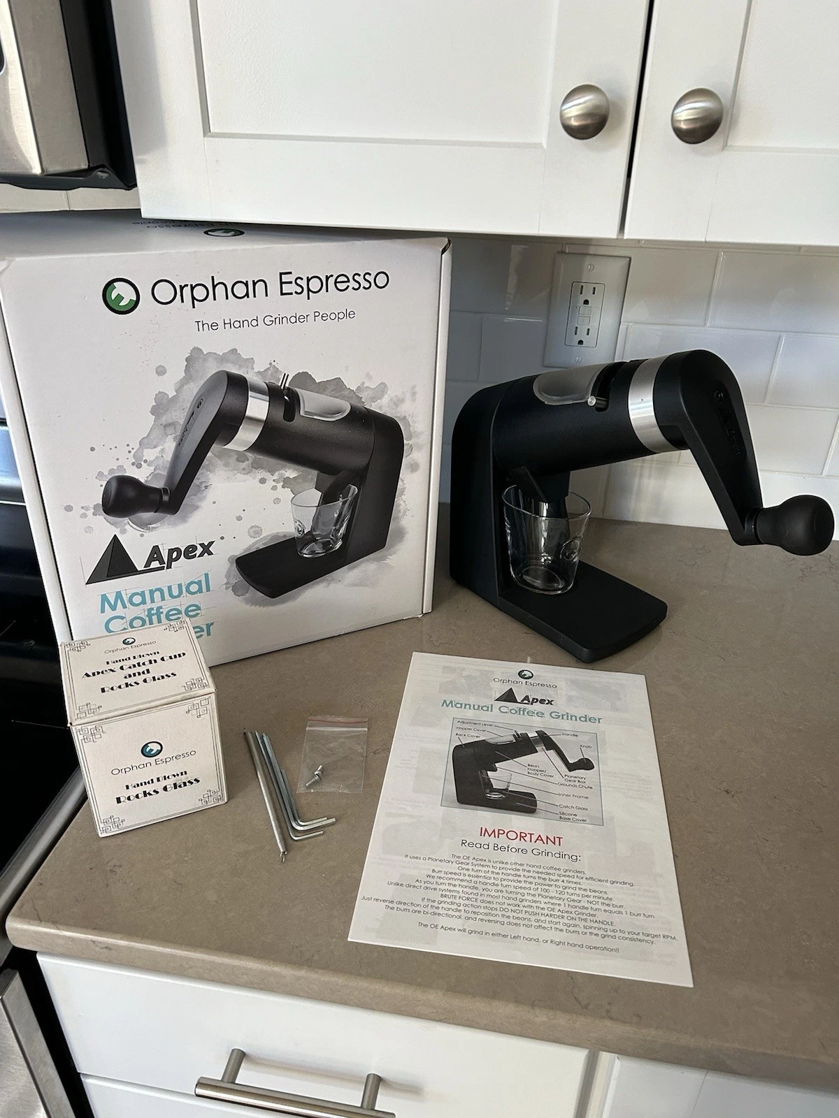 Apex Manual Coffee Grinder - Thumbnail 5