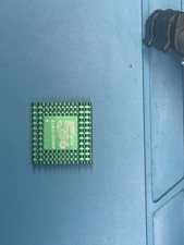 Cyrix 5x86 100-MHz 586 100GP CPU Processor 1995 Green Heat Sink