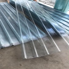 5Pcs High Impact Clear Corrugated PVC Roofing Sheets Plastic Sheet UV Protection