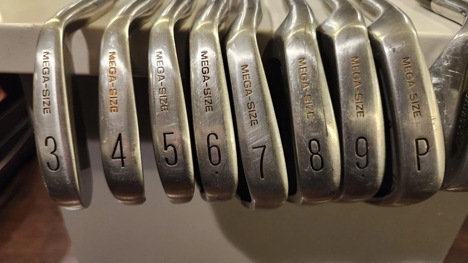 Nice Used Set Of LEFT HAND Cubic Balance Mega Size Irons, 3-PW, Regular Flex  - Image 4 of 4