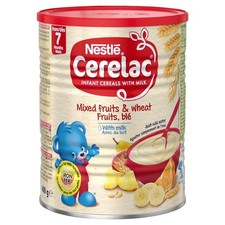 Nestle Cerelac, Mixed Fruits Wheat with Milk, 14.1 Ounce Cans Pack of 4
