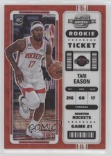 2022-23 Panini Contenders Optic Rookies Asia Red Wave Prizm Tari Eason #10 15sx