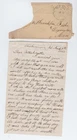 CIVIL WAR LETTER - 11th MA Infantry - Rebels Burn Batteries Across the Potomac