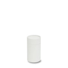 Biodegradable Small 20 Cubic Inches White Leather Scattering Tube Cremation Urn