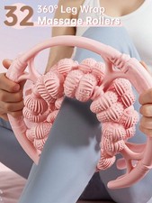 32-Wheel Body Massage Roller, Anti-Cellulite Slimming Muscle Relaxation Tool