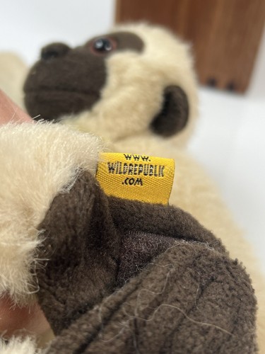 Juguete de peluche vintage Wild Republic K&M mono colgante animal de peluche beige tostado - Imagen 7 de 9